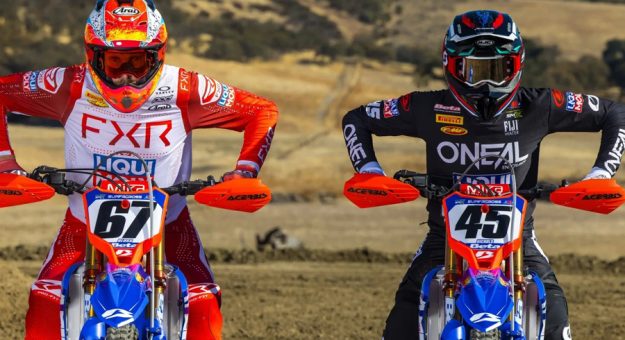 Benny Bloss (left) and Colt Nichols will ride for the LIqui Moly Beta Supercross Team in 2024.