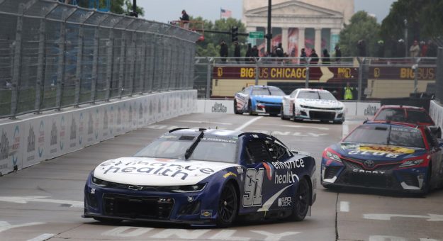 July 02, 2023: during action at the Chicago Street Course in Chicago, IL. (HHP/Tom Copeland)