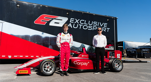 Visit Schrange Joining Exclusive Autosport In USF2000 Competition page
