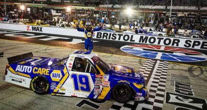 Eckes Narrowly Holds Off Busch To Win At Bristol