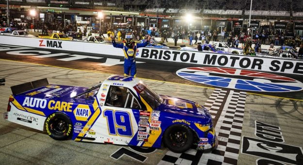 Visit Eckes Narrowly Holds Off Busch To Win At Bristol page