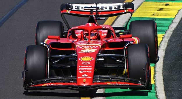 Visit Ferrari’s Leclerc Sets The Pace In Australia page