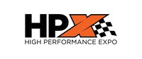 Logo for the inaugural High Performance Expo (HPX), the exclusive business and consumer show of the North Carolina Motorsports Association (NCMA), which will be held from June 3-5, 2025, at the Charlotte Convention Center, followed by area-wide enthusiast activities.