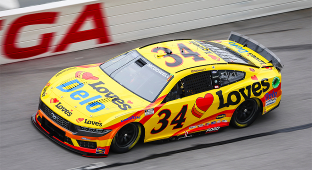 Visit McDowell Speeds To Talladega Pole Position page