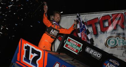 Haudenschild Rides The High Line For Third Outlaws Win