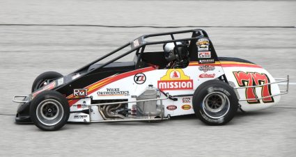 Swanson Leads All 100 Laps At USAC Silver Crown Opener