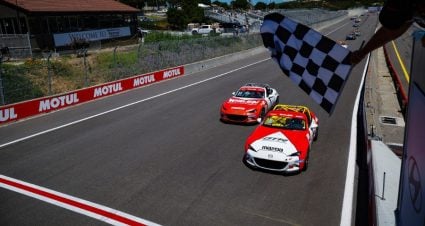 Thomas Triumphs Over Mazda Cup Foes At Laguna Seca