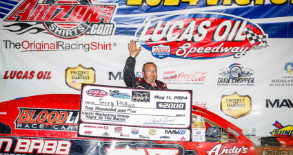 Phillips Hangs On For Lucas Oil Speedway Triumph