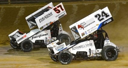 Larson Ends May With Indiana Sprint Score
